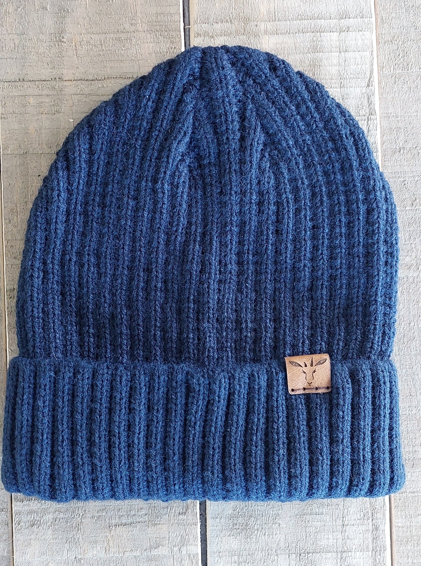 Rib Knitted Cuff Beanie