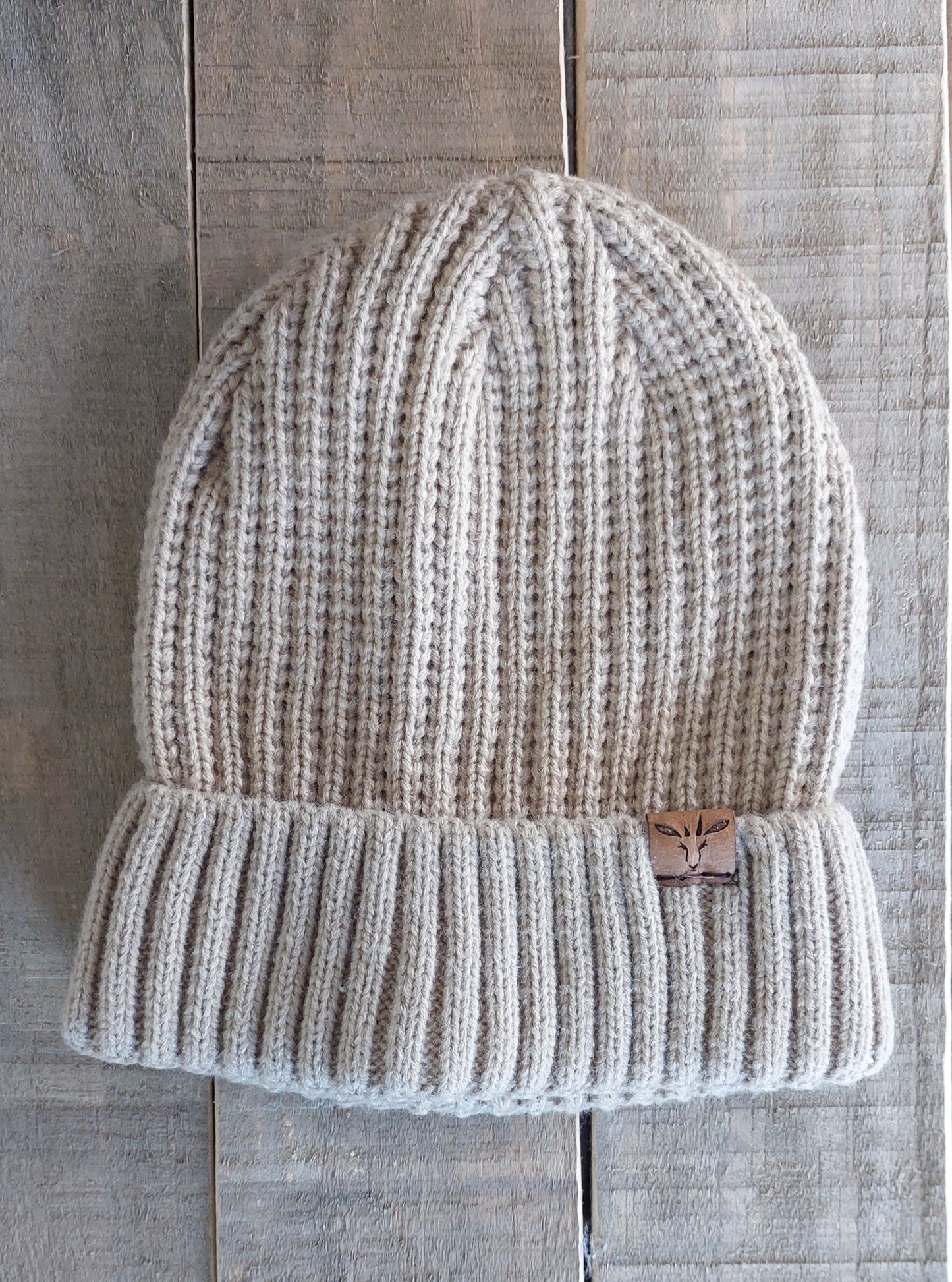 Rib Knitted Cuff Beanie