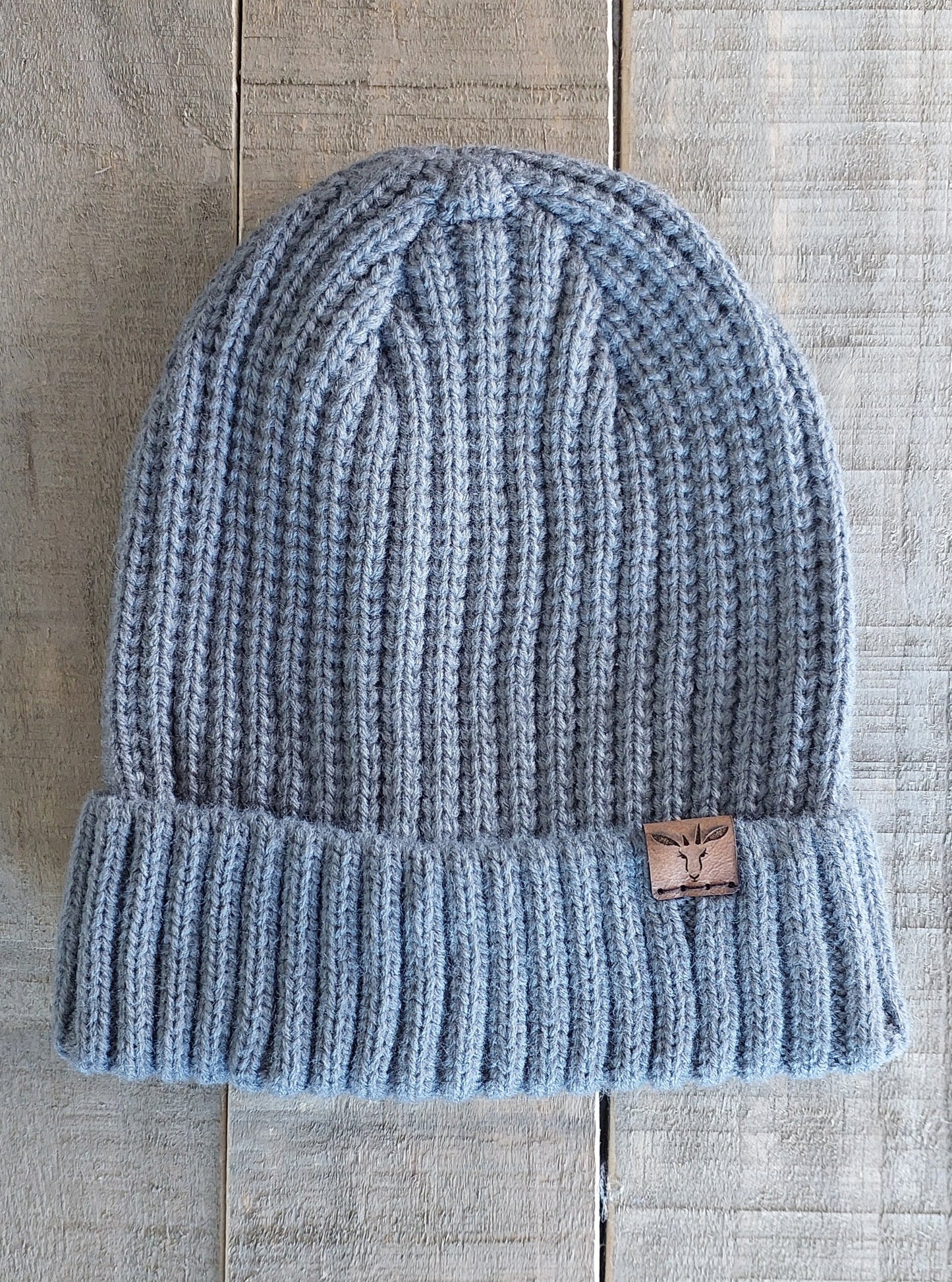 Rib Knitted Cuff Beanie