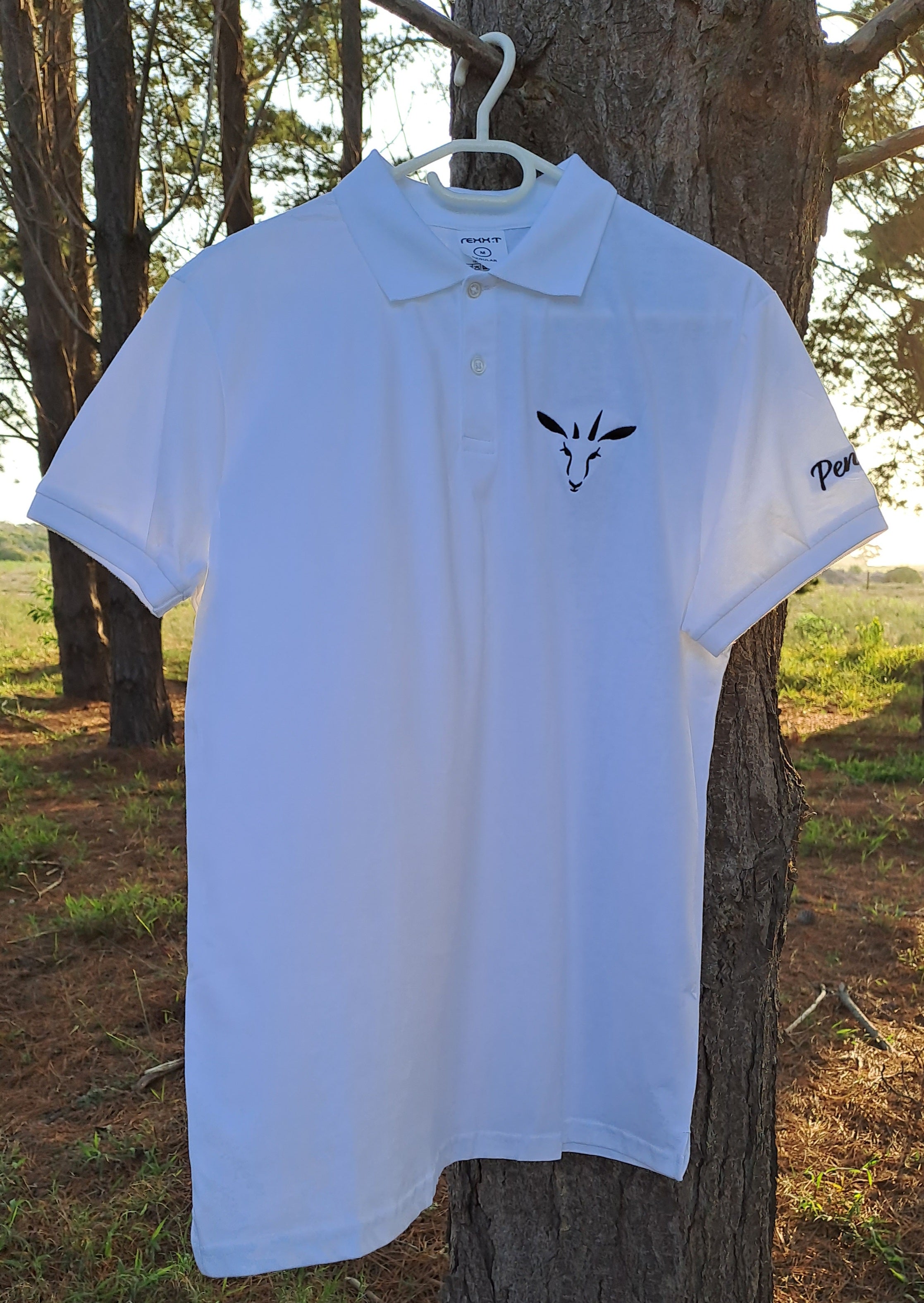 Golf shirts with top m logo